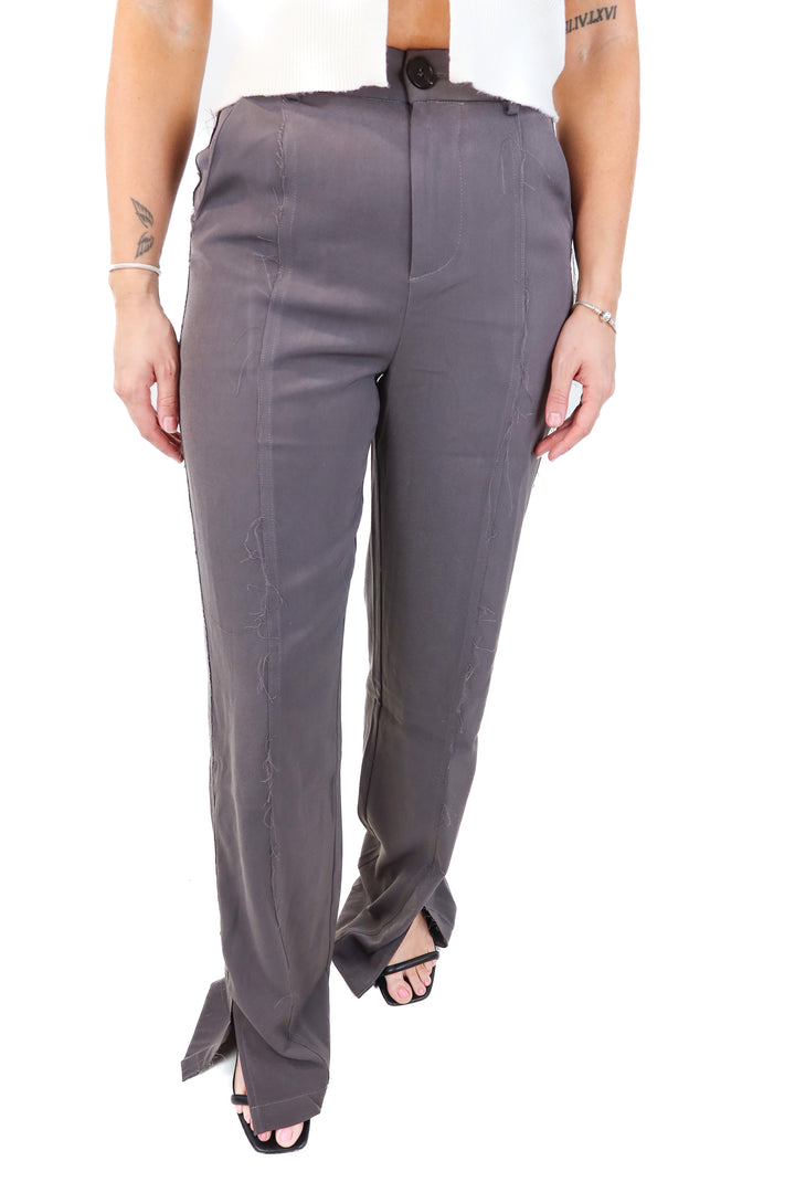 Kittenish dark grey trousers NWT (S; retail $64)*