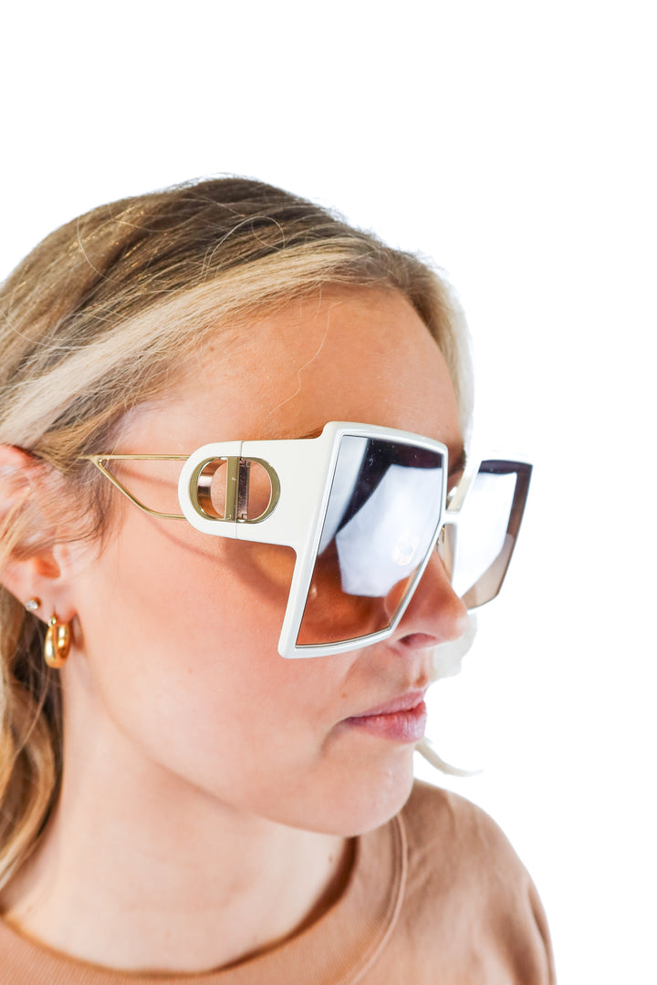 Dior 30Montaigne SU 58MM Geometric Sunglasses (retail $580)