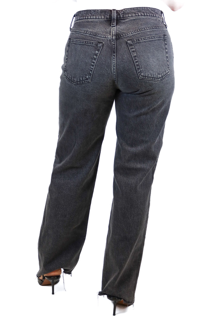 abercrombie black the baggy low rise jeans (26/2R)