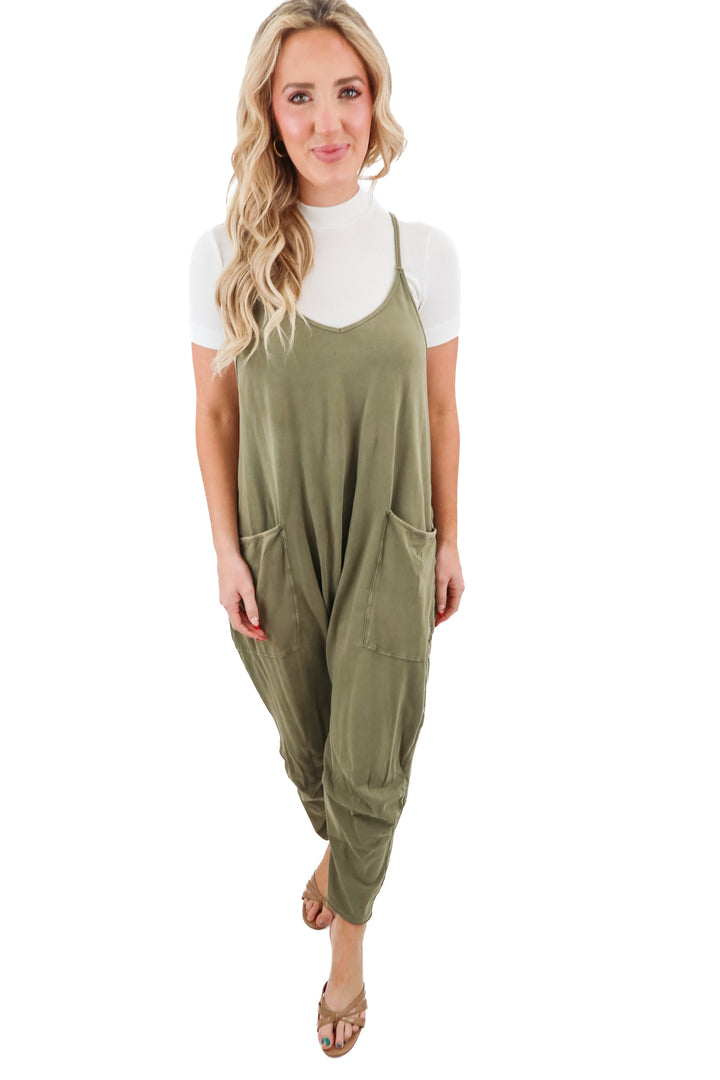 free people green lounge jumper (s; retail $118)