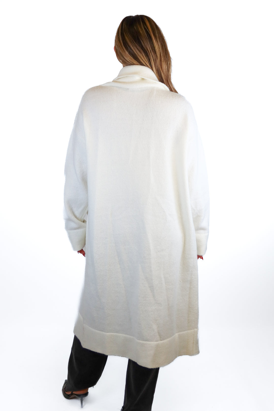 Show Me Your Mumu Cream Cocoon Cardigan (S; retail $198)