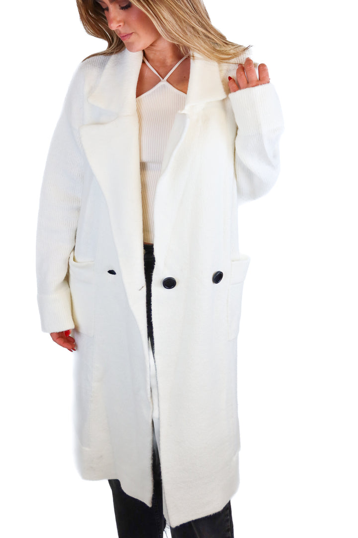Show Me Your Mumu Cream Cocoon Cardigan (S; retail $198)