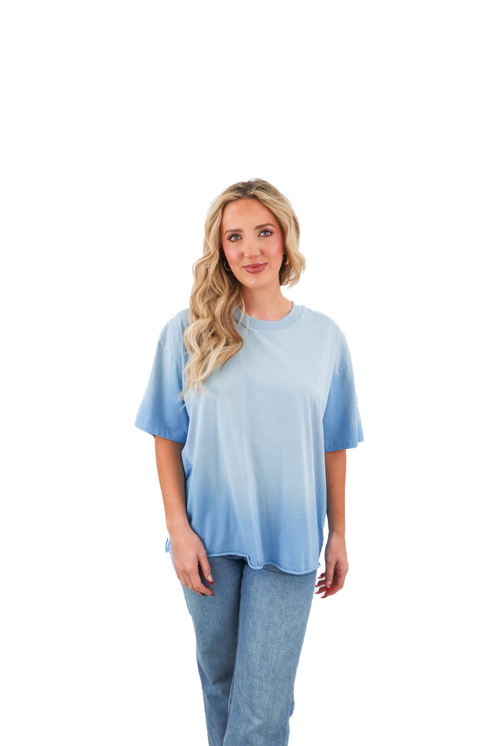 elwood blue ombre tshirt (m)