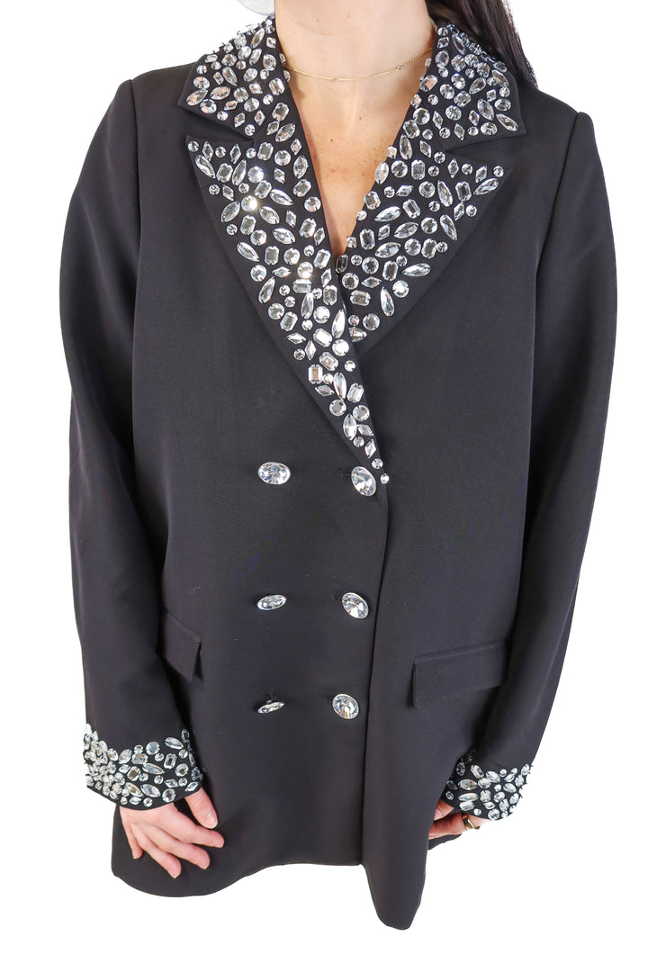Show Me Your Mumu Blazer dress with Rhinestone Details (L; retail $228)