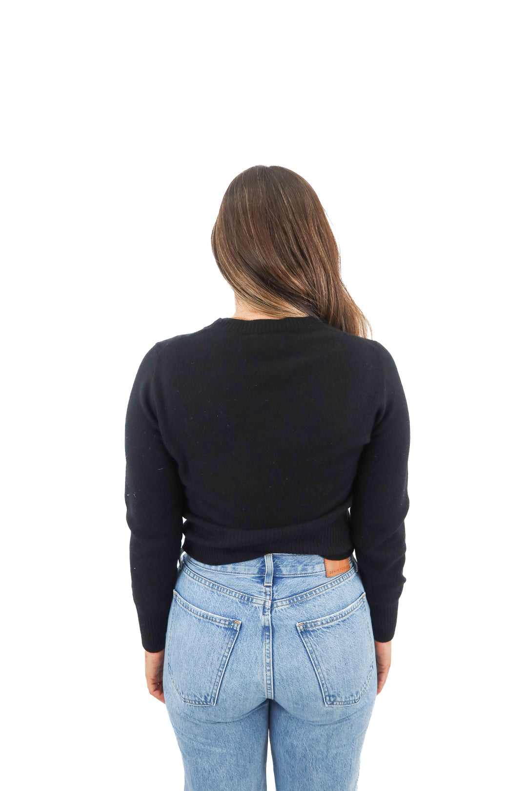 j. crew black cashmere sweater NWT (M)