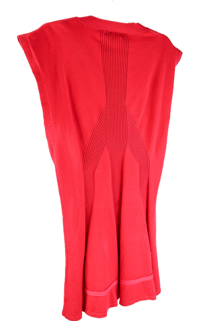 Avara red short sleeve sweater dress (XL)