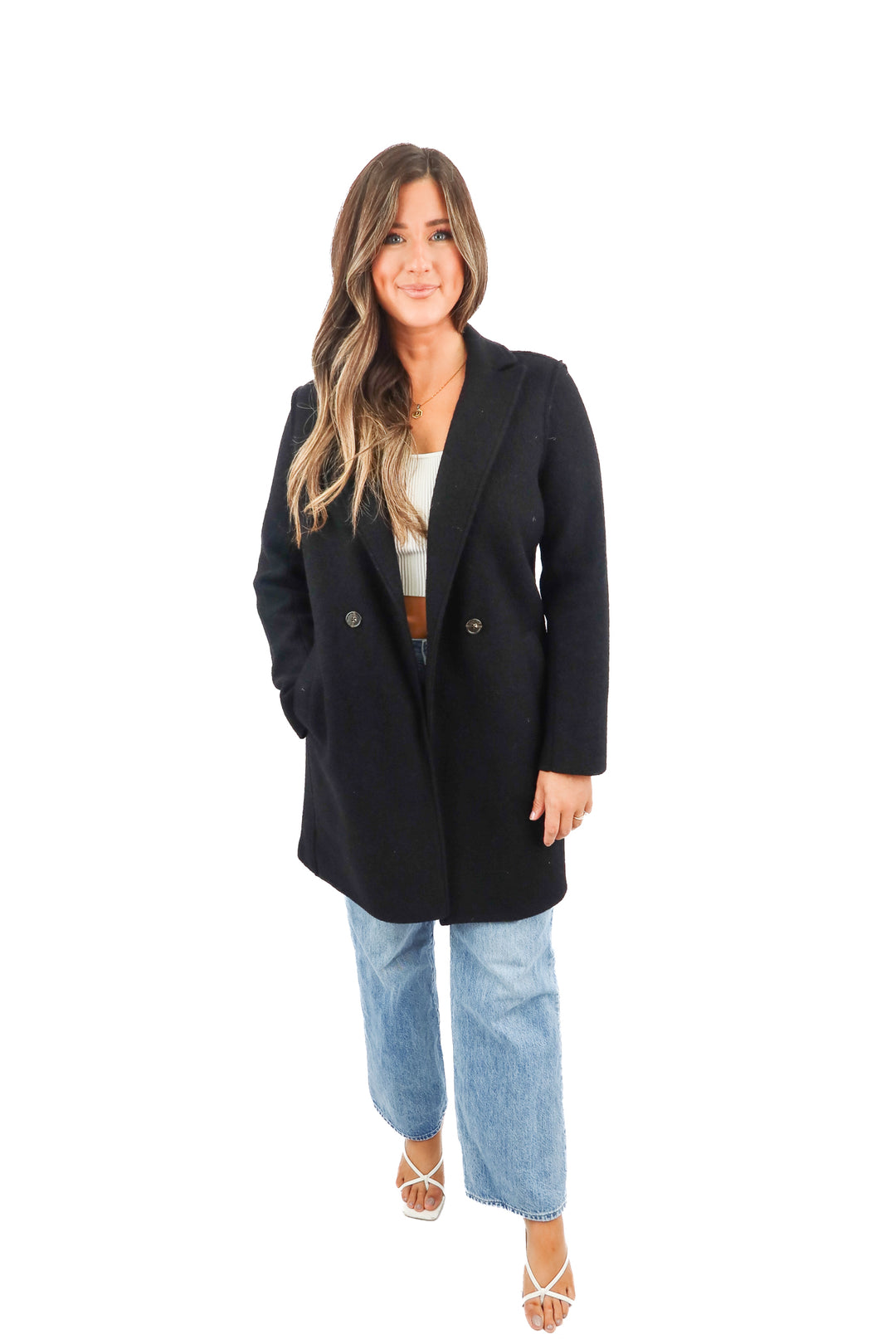 j. crew black wool coat NWT (2)
