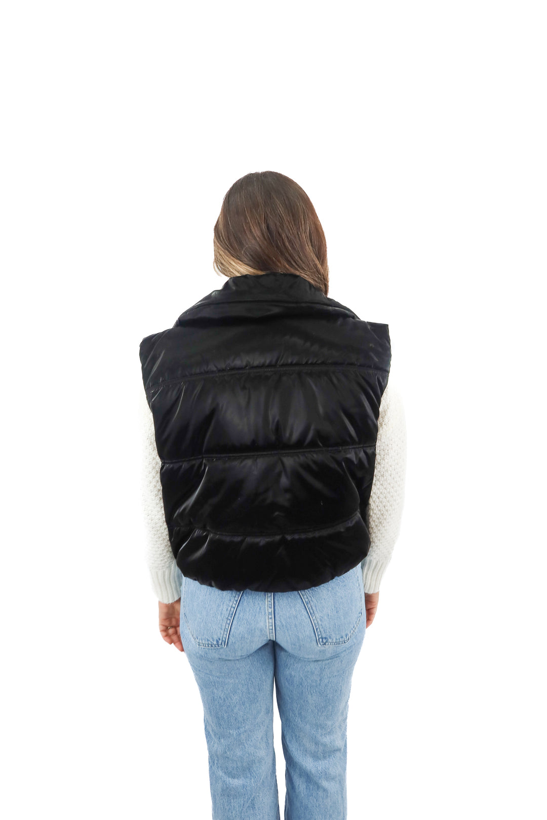 wild fable black metallic vest (xl)