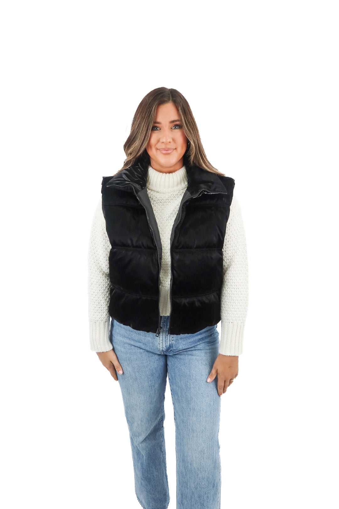 wild fable black metallic vest (xl)