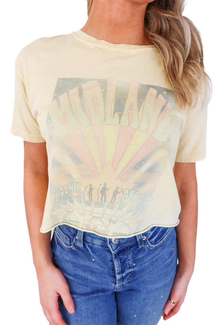 midland yellow band tee (xs; retail $35)