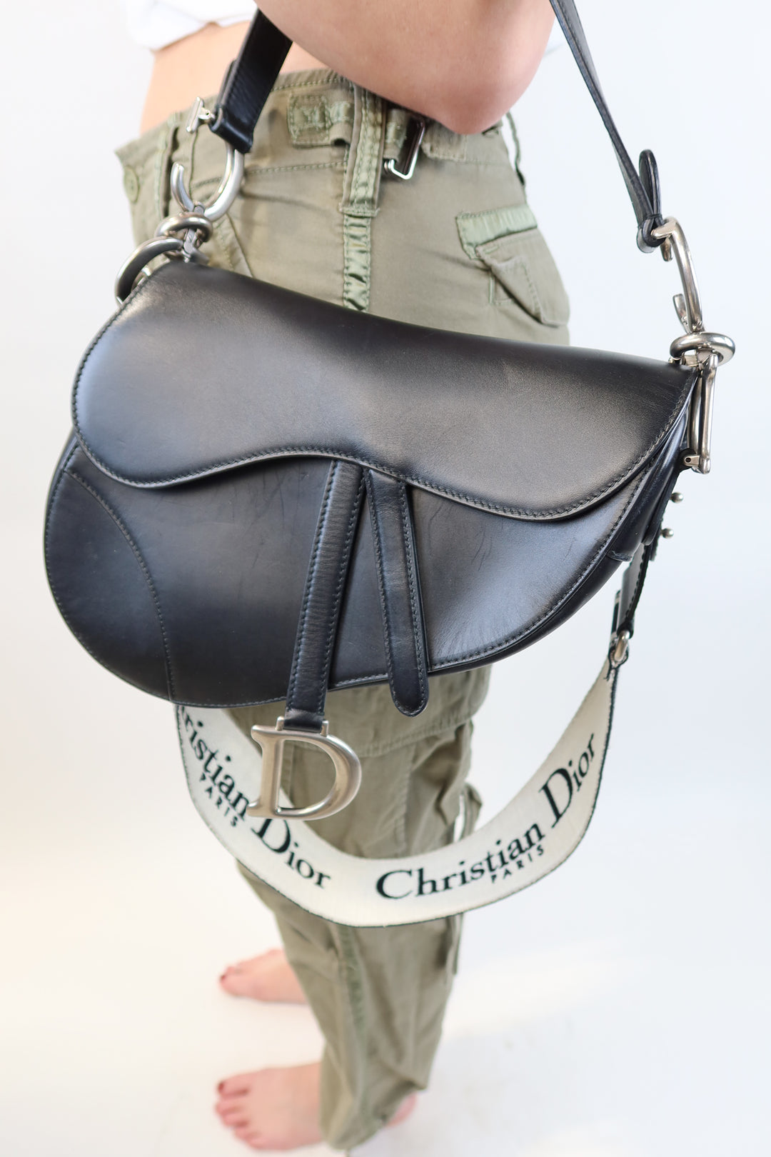 Dior Saddle Bag (retail $5,600 - bag $4,400 + strap $1,200)