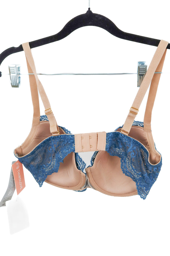third love teal lace bra NWT (34E)