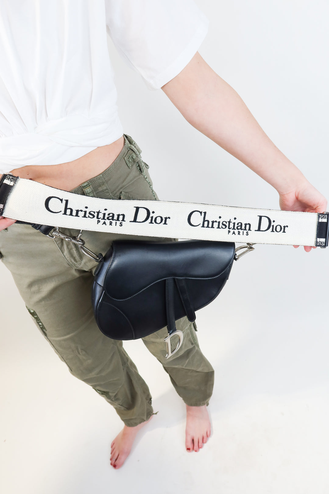 Dior Saddle Bag (retail $5,600 - bag $4,400 + strap $1,200)