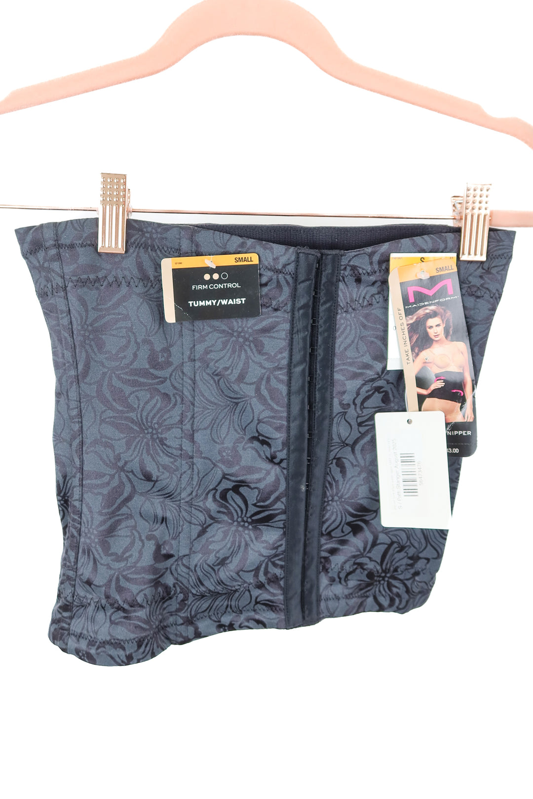 maiden form black waist nipper NWT (s; retail $43)