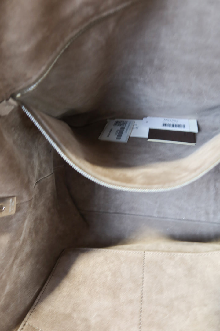 SOLD Louis Vuitton Soft Lockit MM Bag in Galet (retail $4,200)