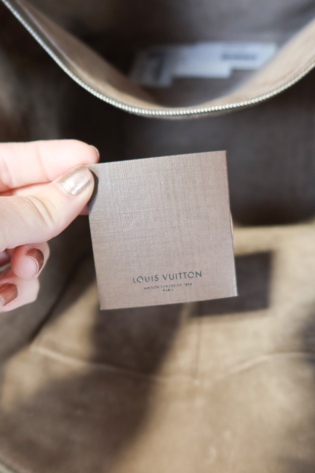 SOLD Louis Vuitton Soft Lockit MM Bag in Galet (retail $4,200)