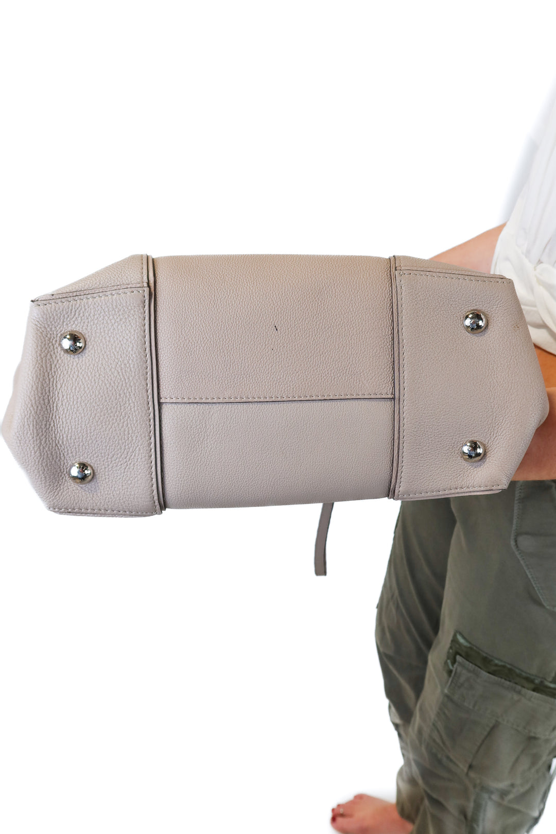 SOLD Louis Vuitton Soft Lockit MM Bag in Galet (retail $4,200)