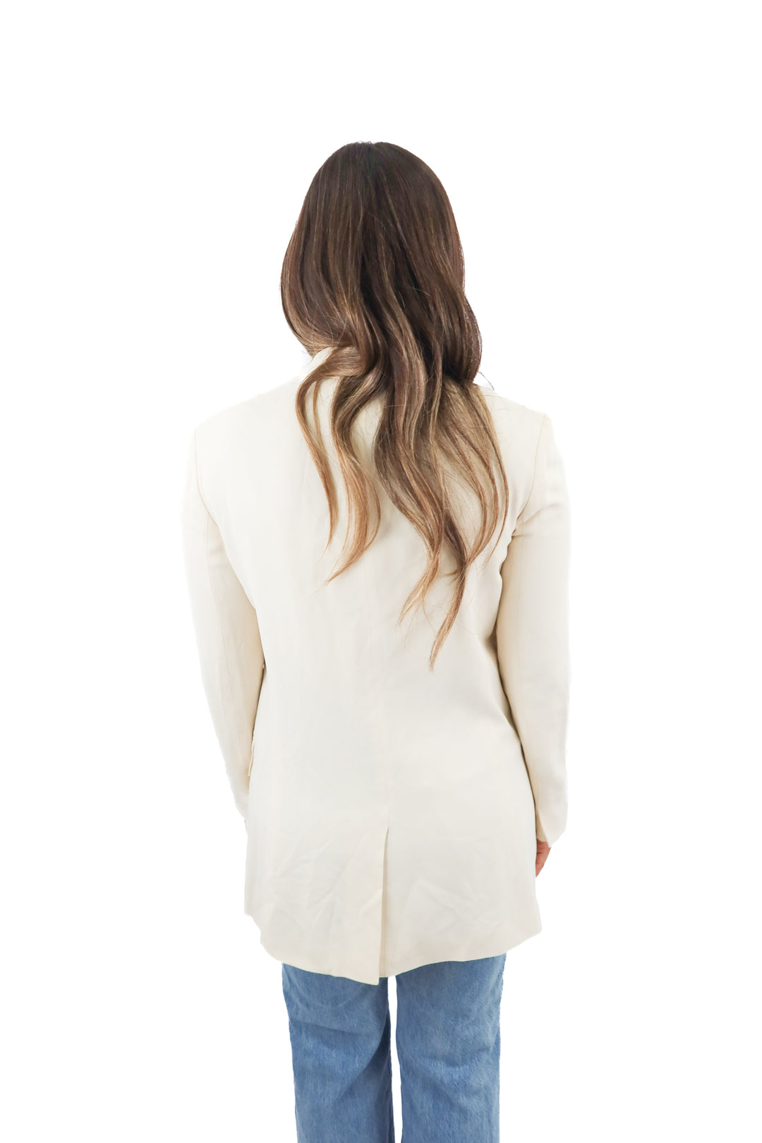 theory cream blazer (s; retail $495)