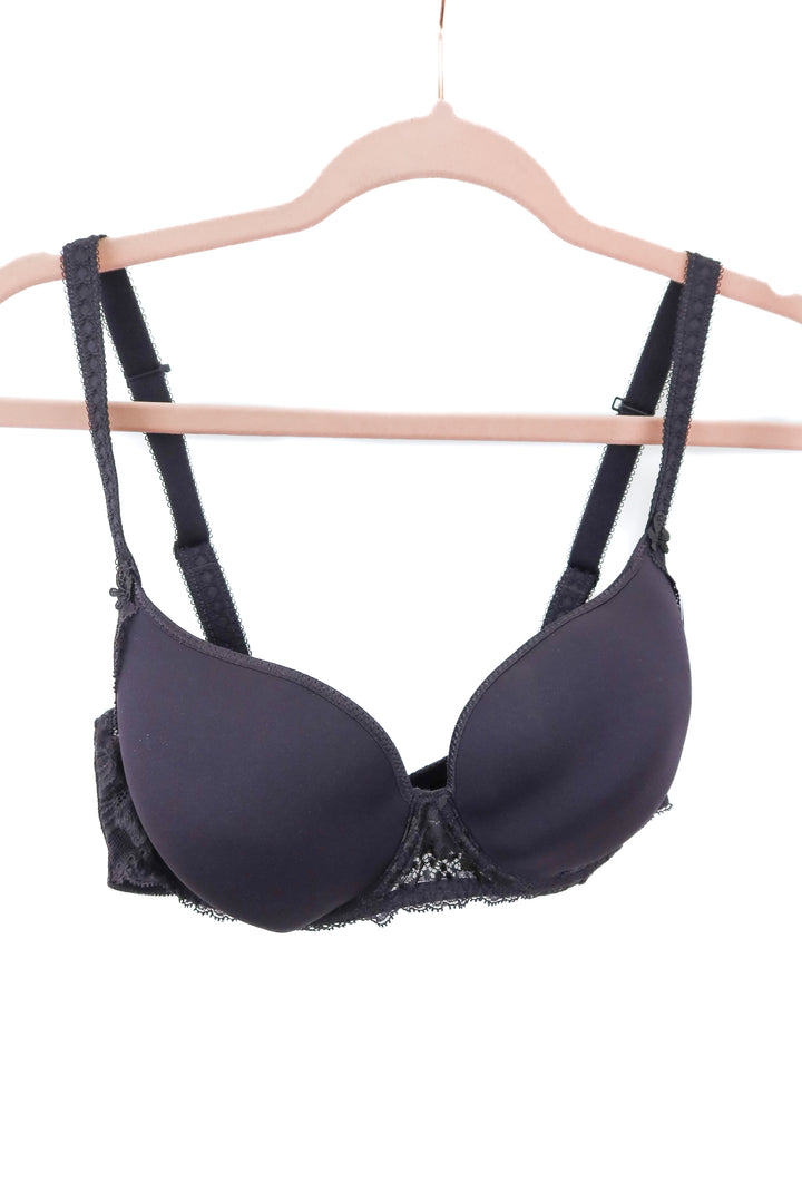 simone perele purple bra (34E; retail $104)