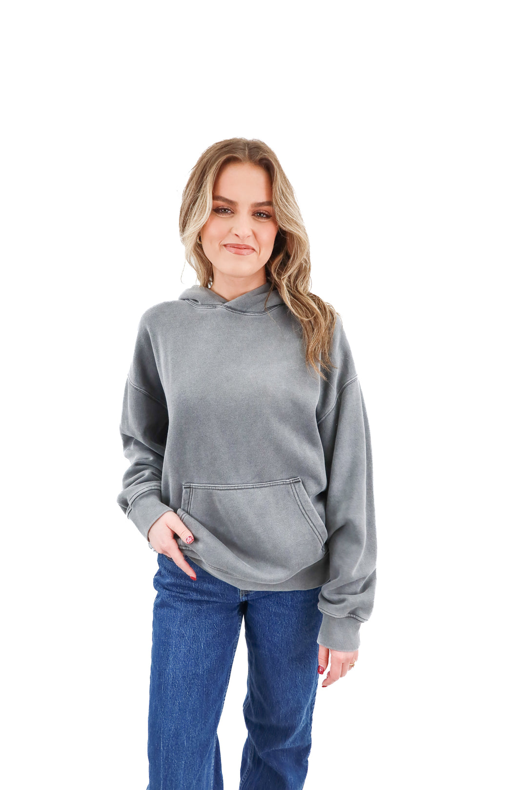 Abercrombie & Fitch gray oversized sweatshirt (XS/S; retail $80)