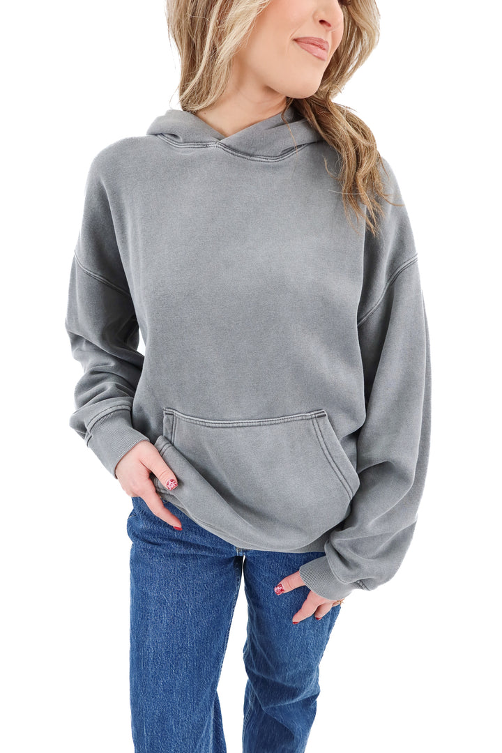 Abercrombie & Fitch gray oversized sweatshirt (XS/S; retail $80)