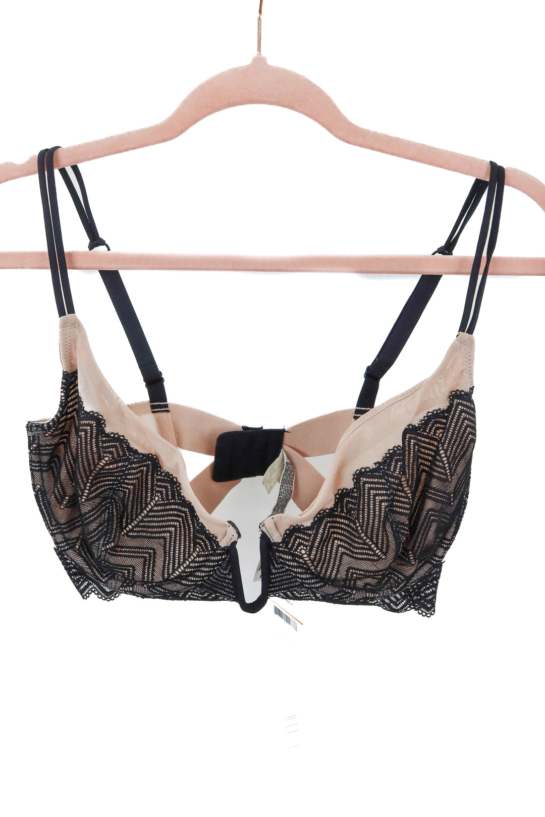 free people black lace bra NWT (34DD; retail $58)