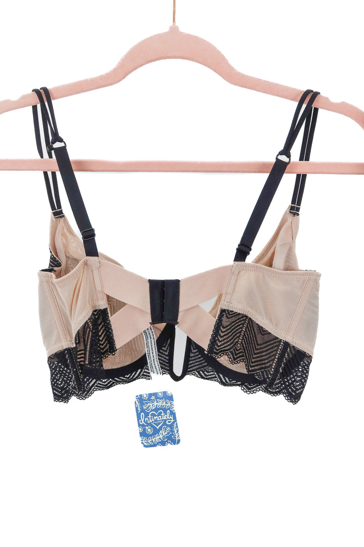 free people black lace bra NWT (34DD; retail $58)
