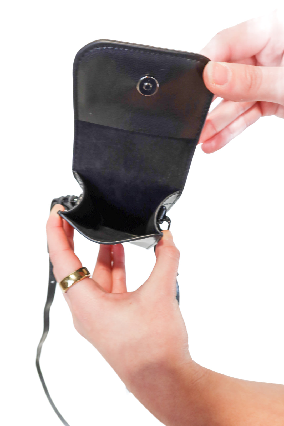 Valentino Black Mini Phone Case (retail $795)