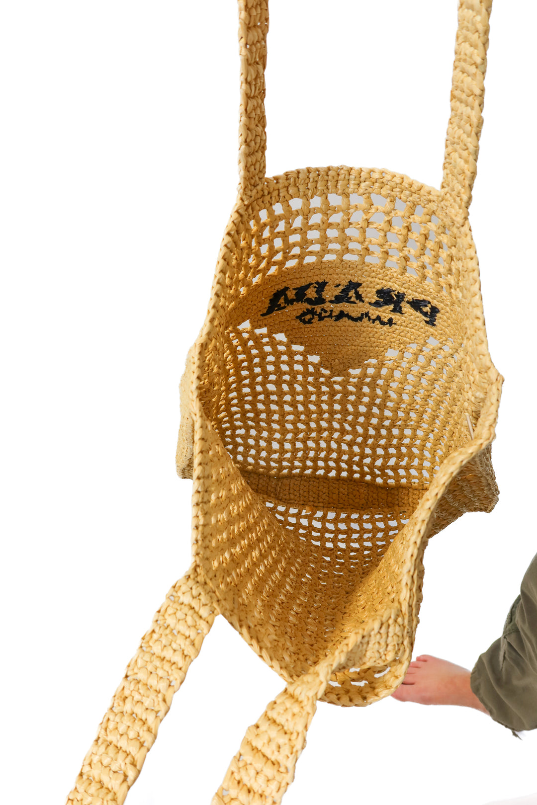Prada crochet tote bag (retails for $2,050)