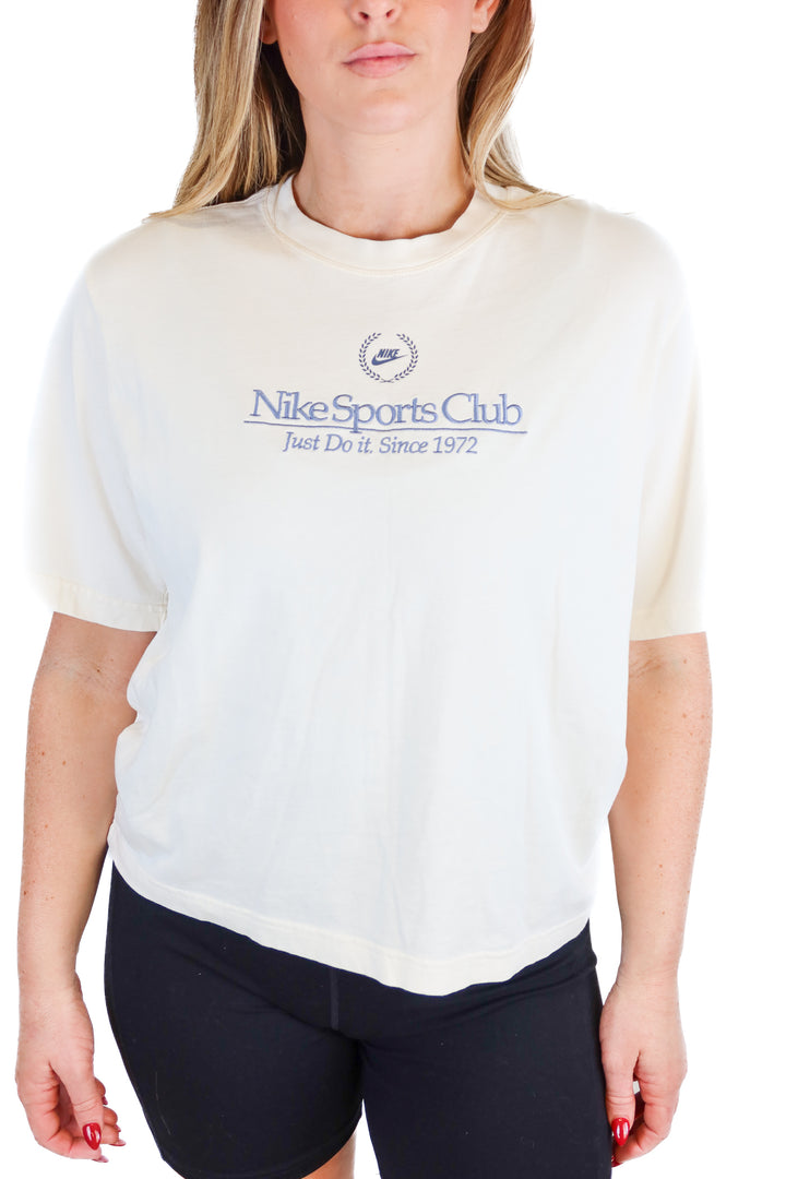Nike Off White Nike Sports Club Loose Fit Tee (S)