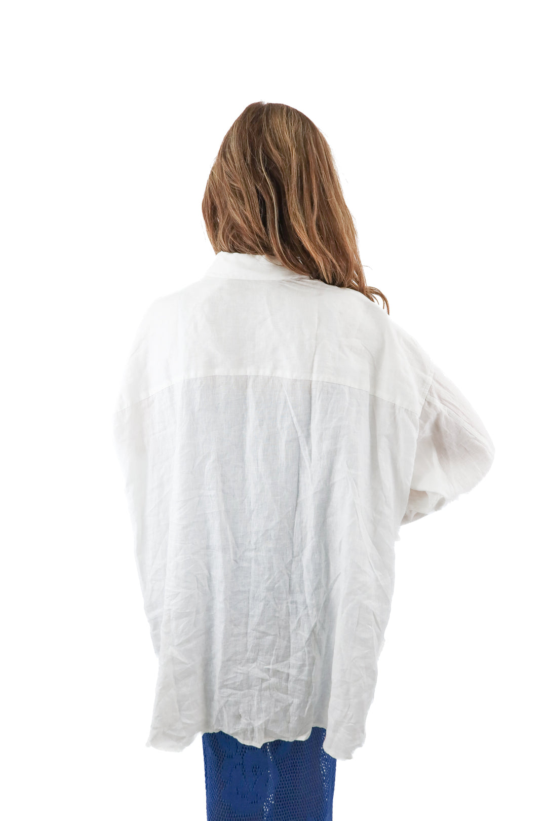 wilfred linen white button up top (L; retail $98)