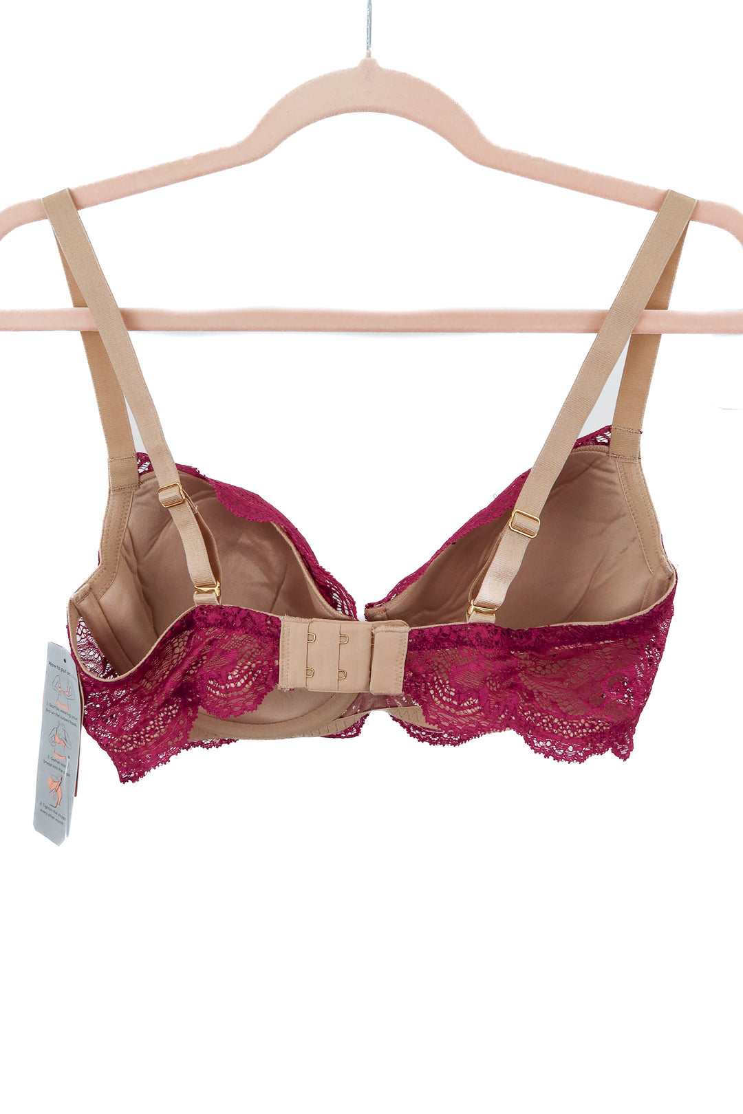 thirdlove purple lace bra NWT (34E)
