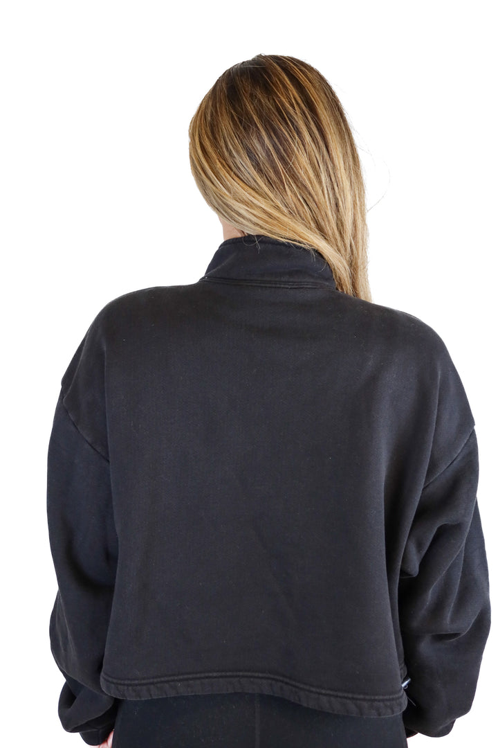 Set Active Half-Zip Black Hoodie (S)*