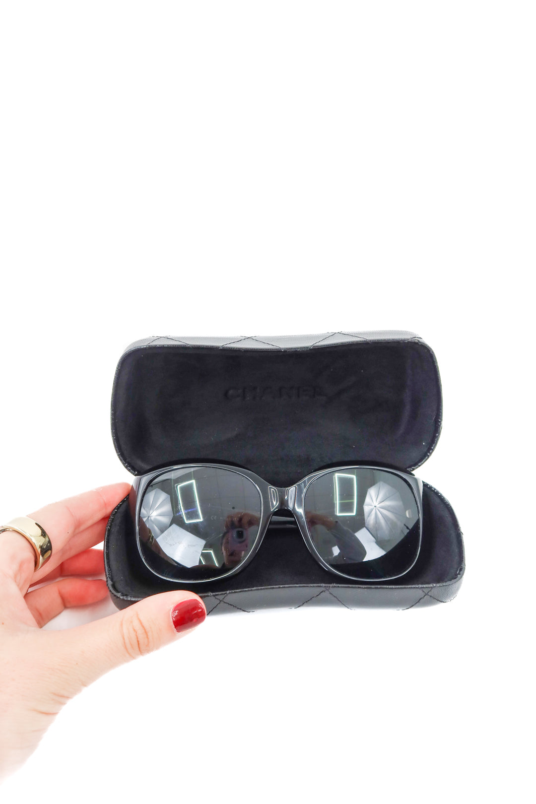 chanel square sunglasses (retail $595)*