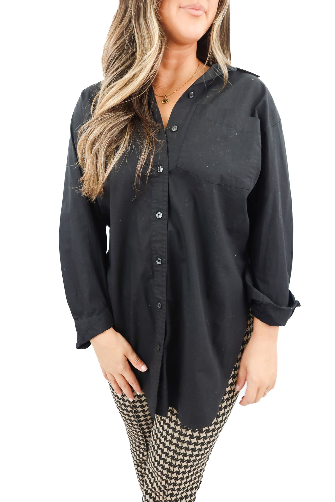 gap black weekend tunic NWT (s; retail $69.95)