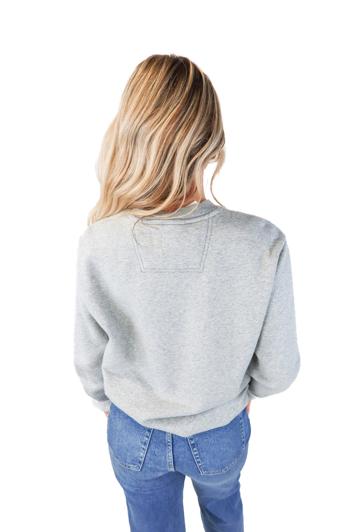 calvin klien jeans grey crewneck (s; retail $79)