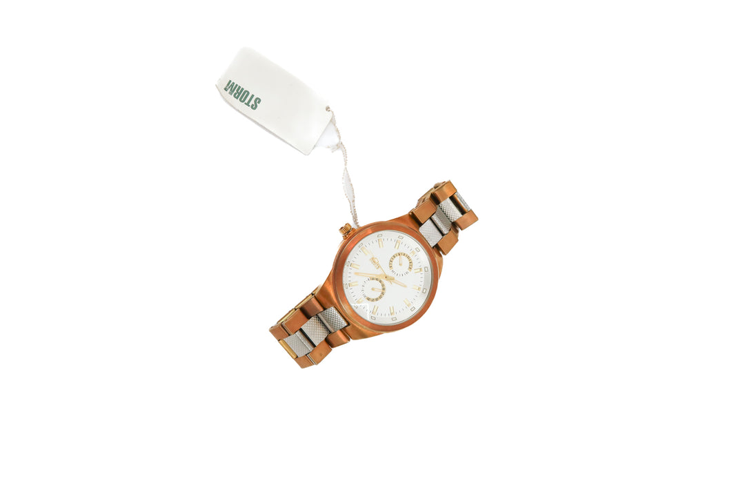 heron gold watch NWT (retail $265)