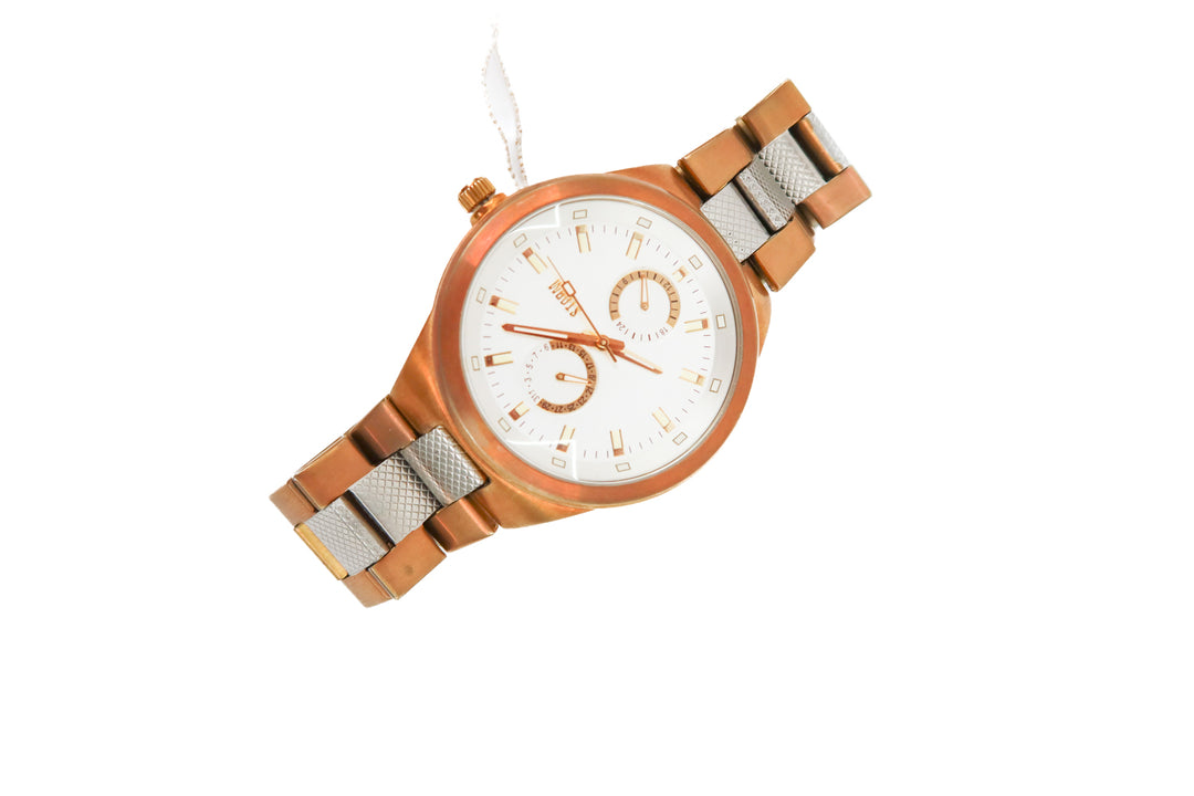 heron gold watch NWT (retail $265)