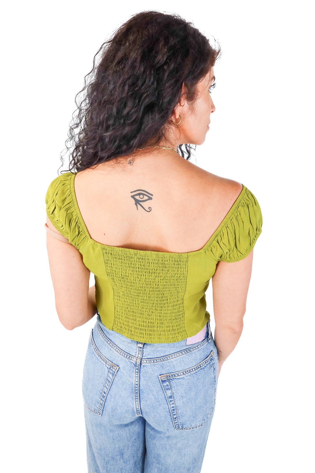 wild fable green corset top (s)