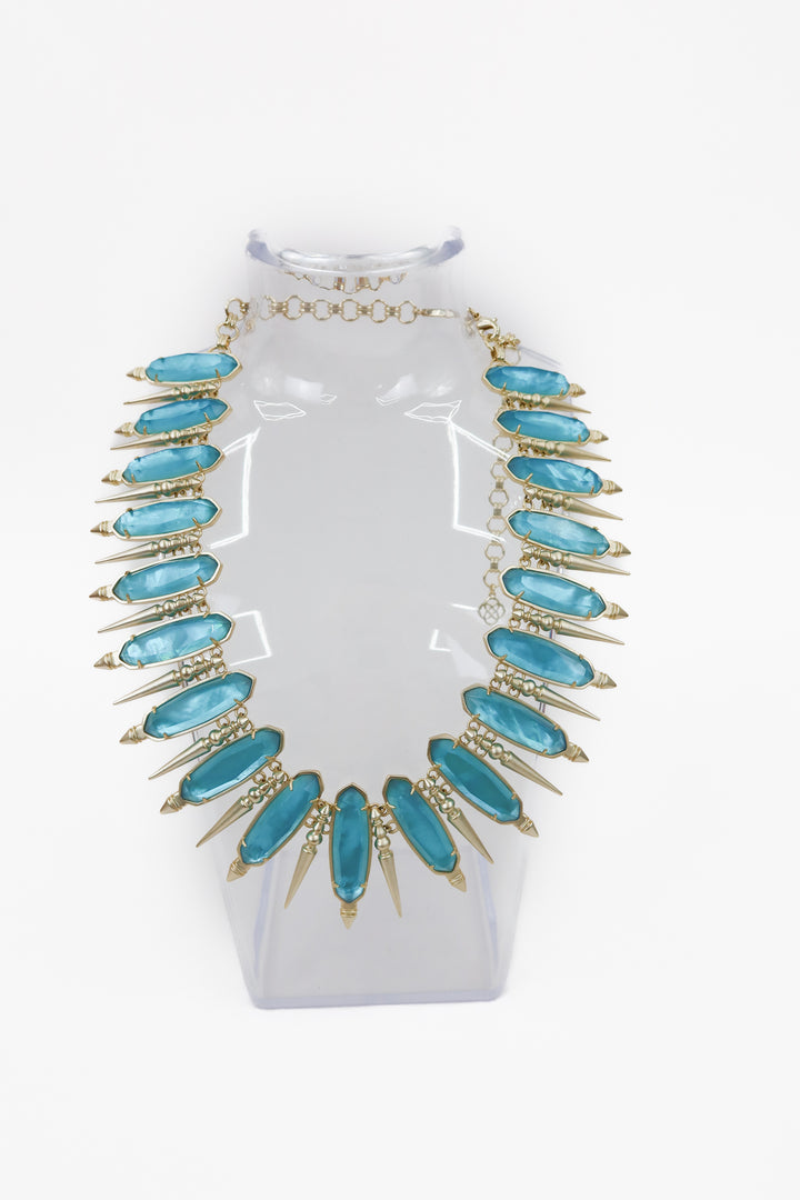 kendra scott blue/gold neck