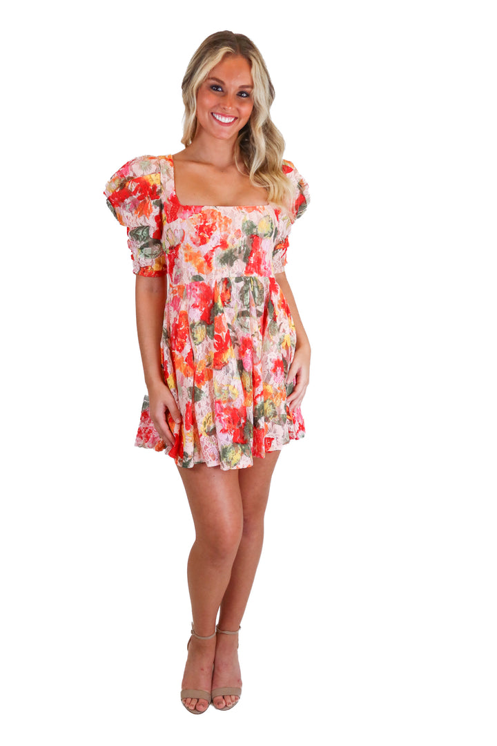 for love and lemons floral mini dress (s) NWT
