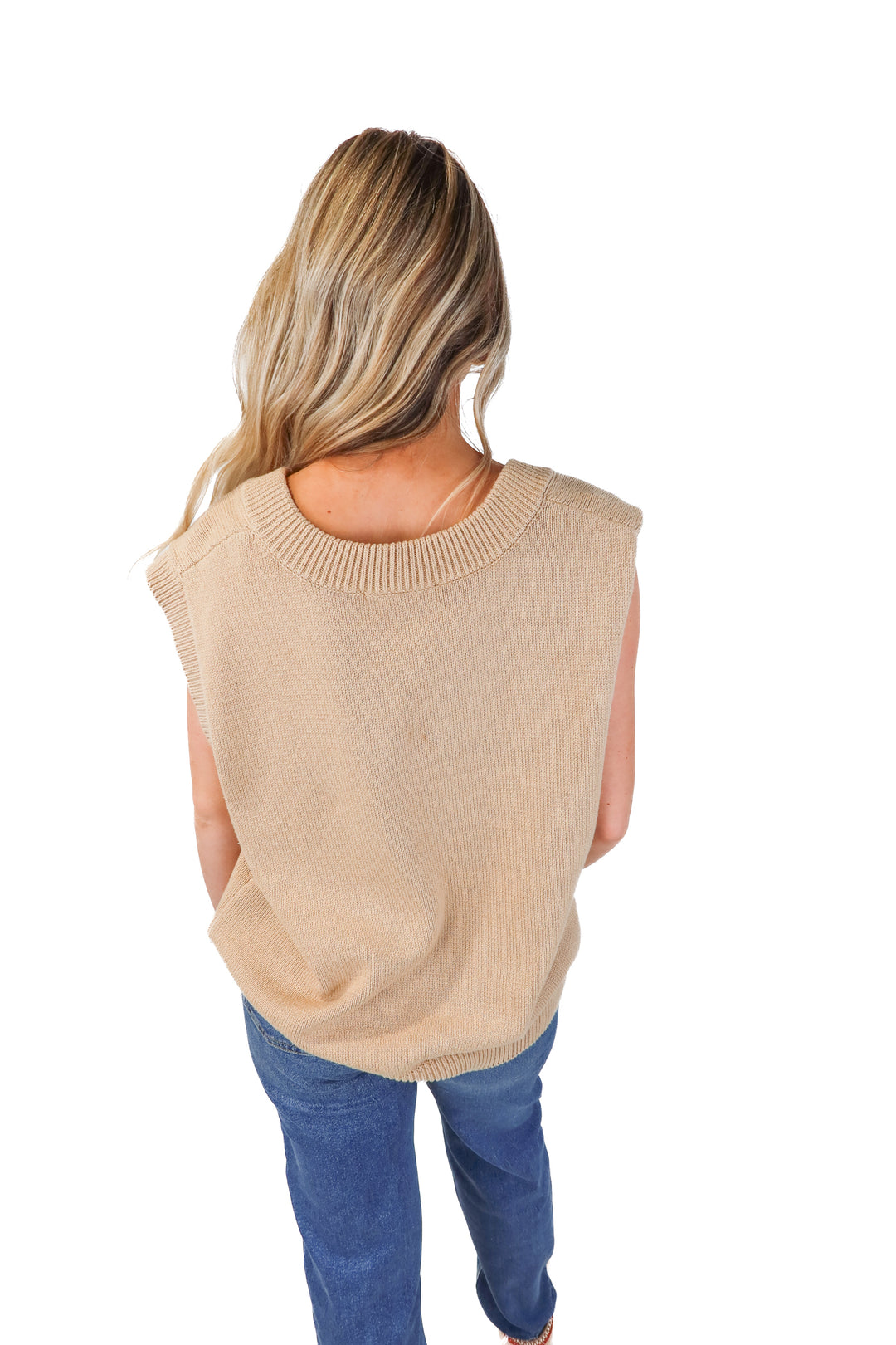 north end brown sweater vest (s)