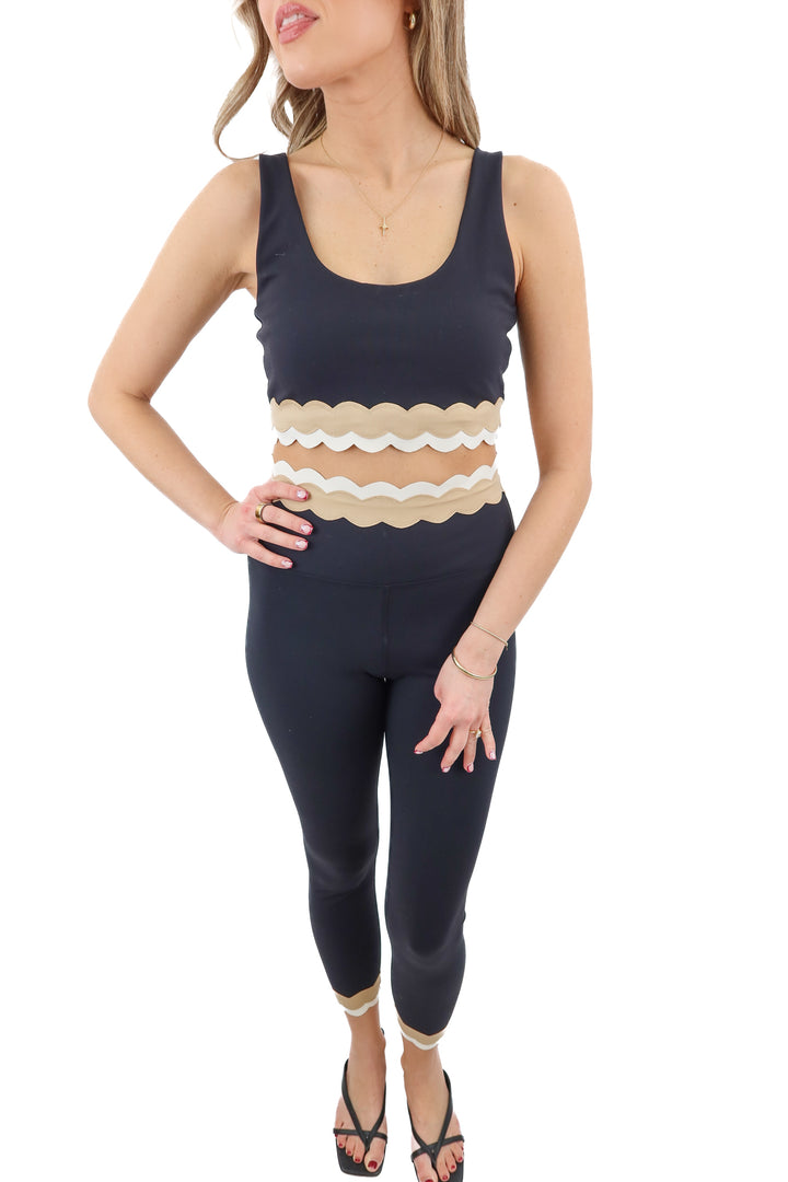 beach riot sport scalloped set (m; retail $191)