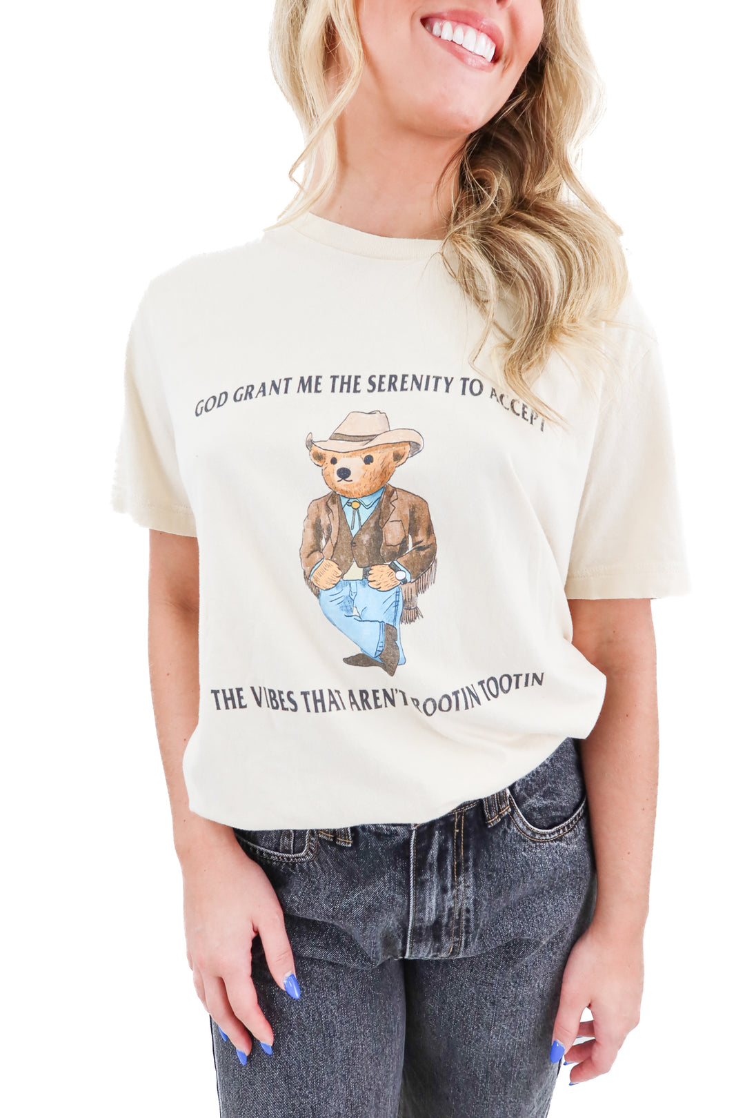 bear graphic tshirt (m)
