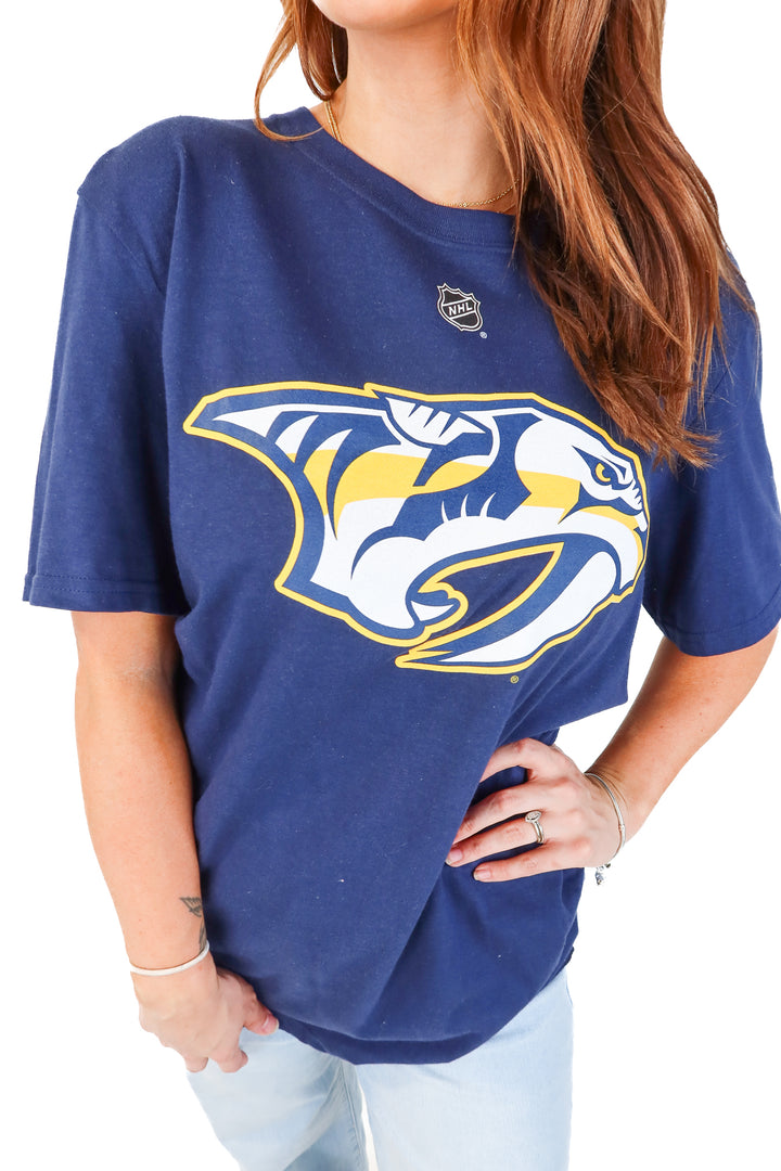 fanatics predators navy tshirt NWT (M; retails $35)