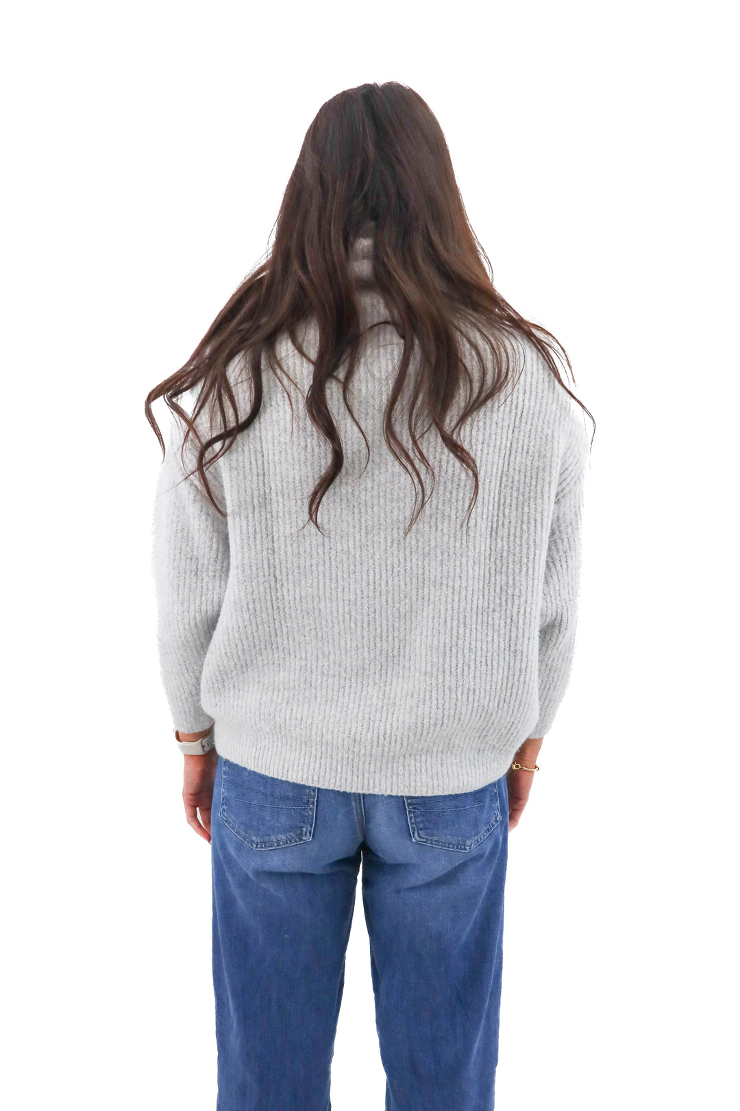 zara light grey sweater (M; retail $69.99)