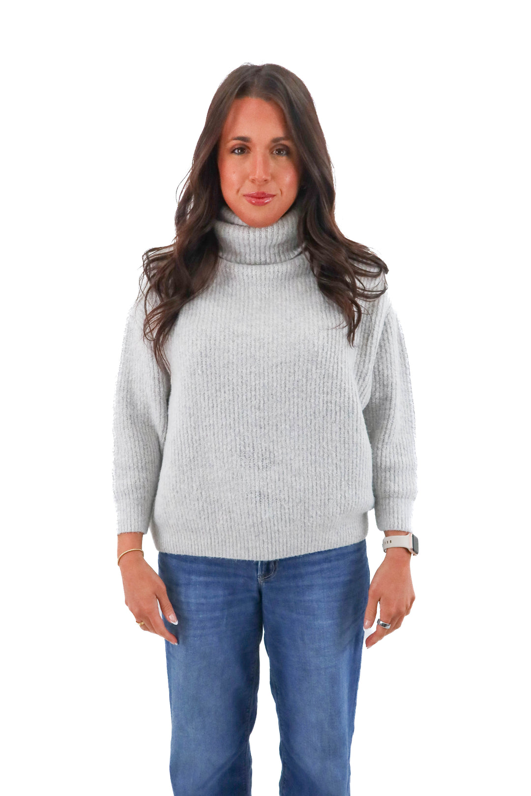 zara light grey sweater (M; retail $69.99)