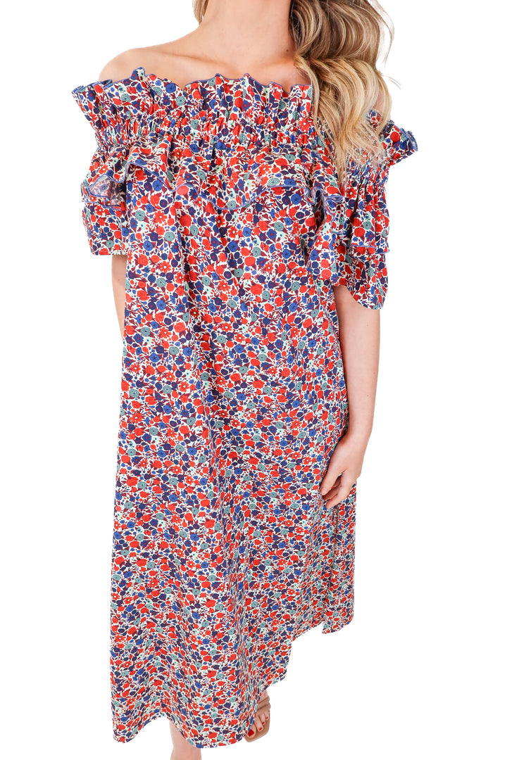 la doubleJ floral off the shoulder dress (XS/S; est retail $950)