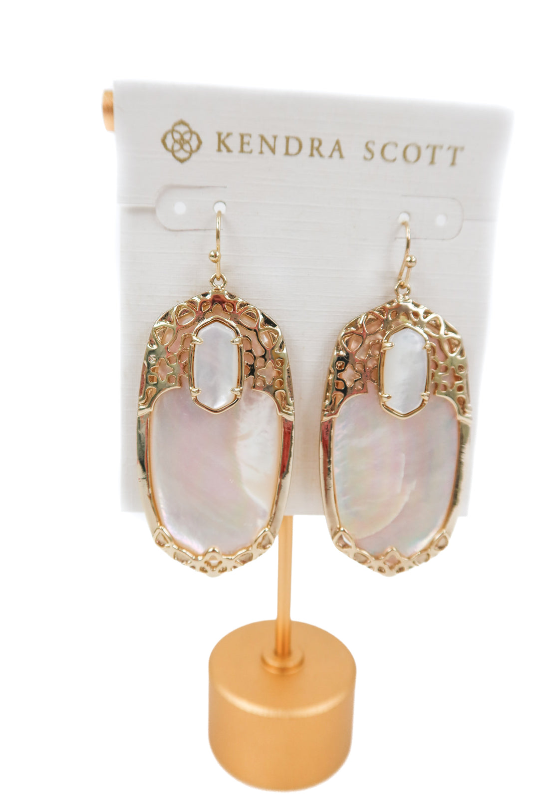 kendra scott light crystal statement earrings NWT