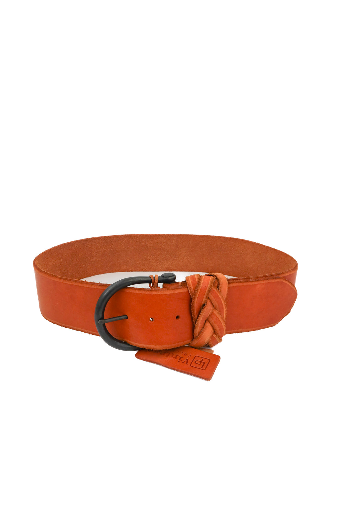 vintage collection brown thick leather belt NWT (s)